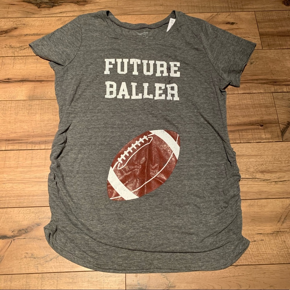 NWT “Future Baller” Football Maternity Shirt